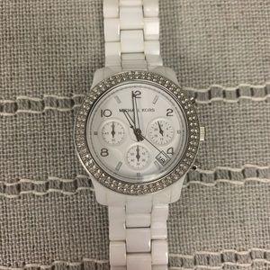 White Ceramic Michael Kors Watch